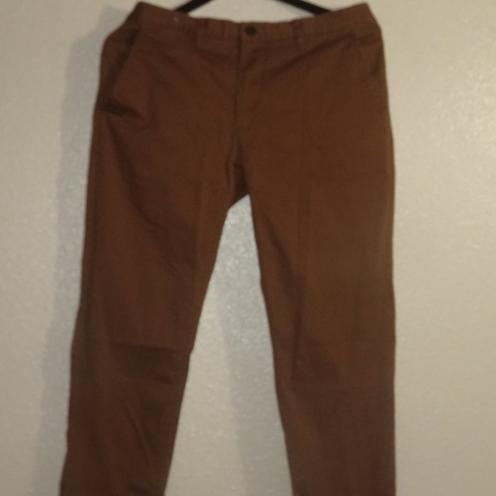 Zara Man Slim Fit Dark Brown Pants